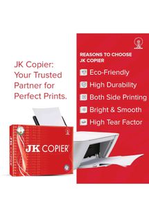 Jk printing paper 75gsm A4 size