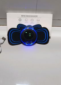 Portable USB Neck Massager Electric Neck Massager Automatic Massage Enhancer Mini Cervical Massager EMS Lymphatic Drainage Massage with Cable