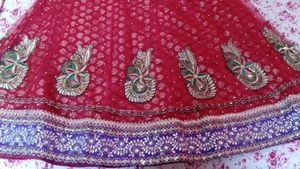 Beautiful RED and PURPLE Lehnga