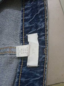 Wide Leg Denim Jeans