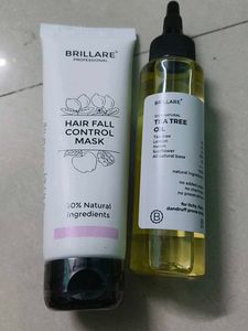 Brillare Hair Fall Control Mask &amp; Tea Tree Oil
