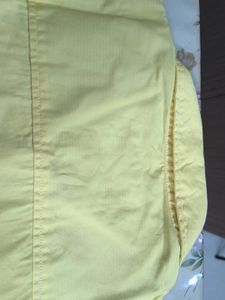 Park Avenue Yellow Casual Shirt