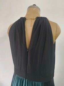 Ombre Pleated Maxi Dress