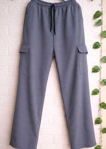 💥Gray Cargo Sweatpants