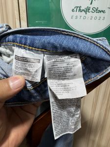 Levi’s Blue Washed Denim Jeans