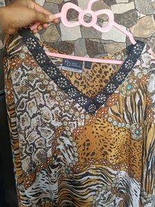Branded Tiger printed Top For Women