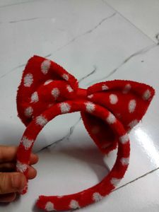 Soft Cotton Feather Febric Bow in❣️🤍