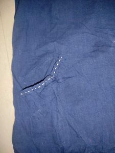 3xl Navy Kurta/Feeding/Soch Brand/Pure Soft Cotton