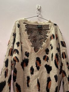 Animal Print Sweater