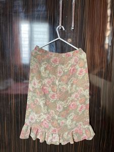 vintage-style floral Skirt