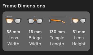 Black Wayfarer Women Sunglasses (M153PK1F|58)