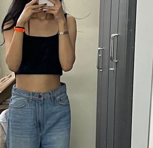 Black Crop Top