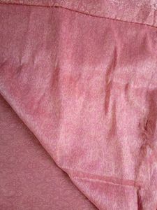 Banarasi Pink Suite With Viving Work