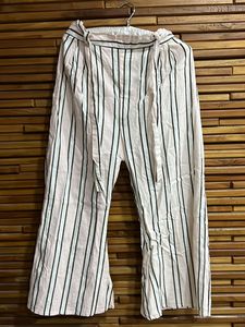 Wide Leg Trousers With Belt