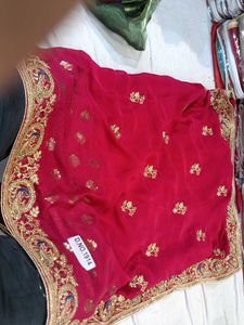 Red Saree