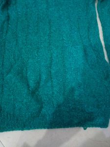 Cozy Green Knit Sweater