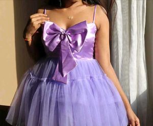 Lilac Tulle Party Dress