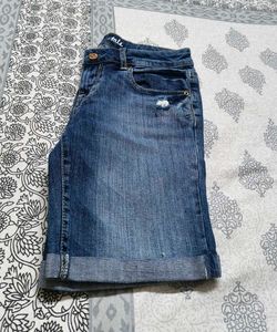 Aeropostale Brand Women Casual Denim Shorts