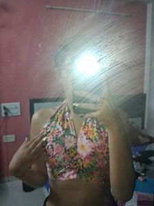 Floral Halter Top