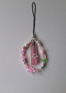 Pink Tulip Phone Charm