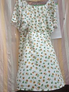Floral Print Mini Dress