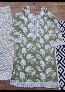 3pc Pakistani Kurta With Plazo