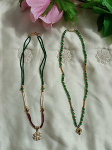 Beautiful Beaded Necklace Set / Mangalsutras