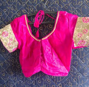 Pink Saree