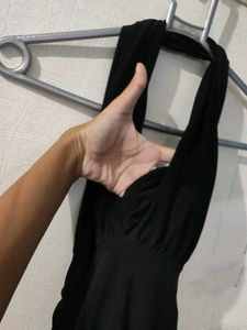Black Halter Top