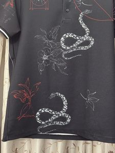 Graphic Print Polo Shirt
