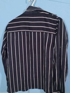 Striped Button-Down Shirt