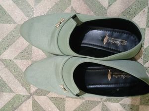 Cute Green Casual Shoes
