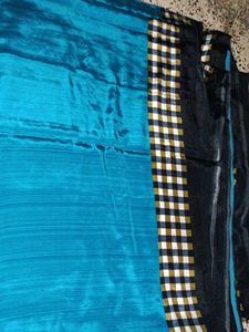 Crape  Saree School Uniform
