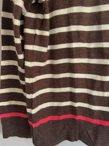 Striped Turtleneck Sweater