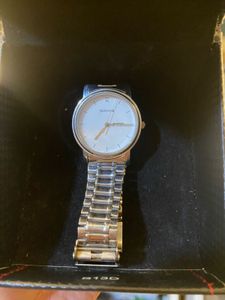 Sonata Silver Watch