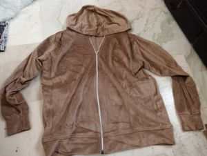 Brown Hoodie Jacket with lower