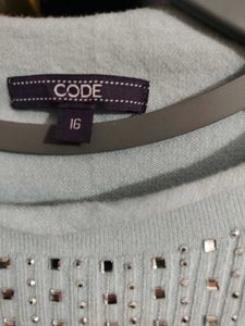 Code Embellished Top