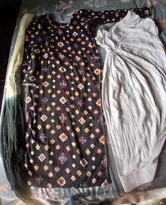 Full Suit Kurti  White  Salwar +duppta