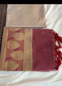 Banarasi Mauve Suit