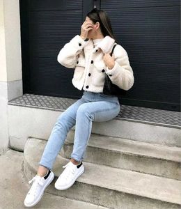 Cozy Cropped Teddy Jacket
