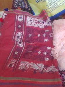 printed cotton saree