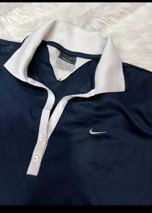 Nike blue polo tee