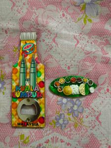 Kuala Lumpur Souvenir Bottle Opener, Fridge Magnet