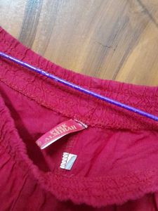 Maroon Palazzo Pants