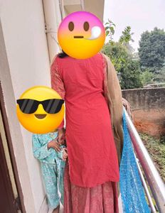 Biba Kurti With Palazzo Set
