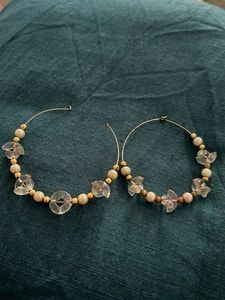 Beaded Hoop Earrings