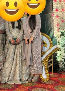 Party Wear Pakistani Designer Suit Straight