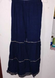 Elegant Navy Blue Kurti Set
