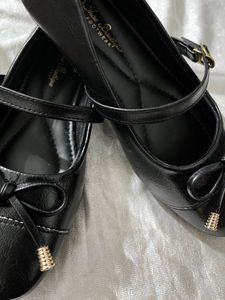 PINTERESTY BLACK BALLERINA SHOES
