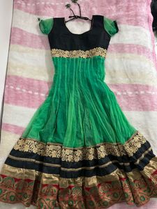 Elegant Green Anarkali Suit